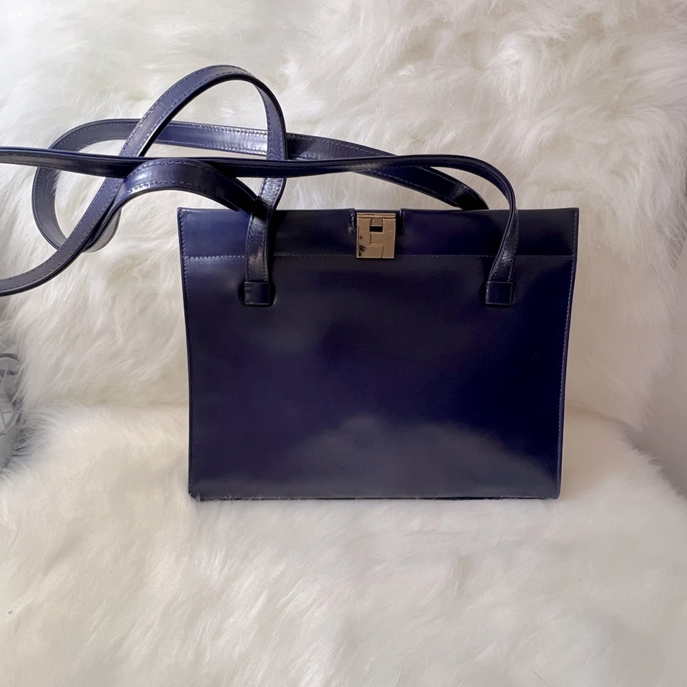 LAMBERTSON Truex Blue leather bag 💙